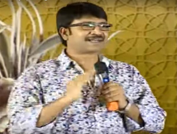 srinivas reddy,a aa success meet speech  శ్రీనివాస్ రెడ్డికి ఈ దురద దేనికో?